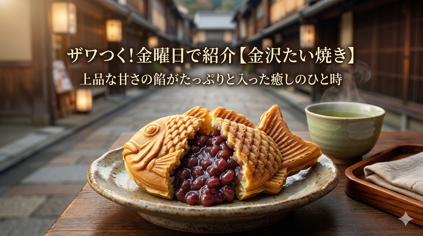 ザワつく金曜日,紹介,金沢たい焼き