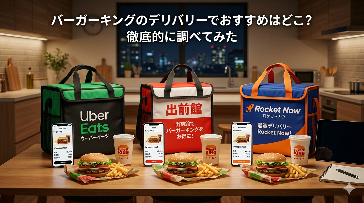 バーガーキングのデリバリーでおすすめ