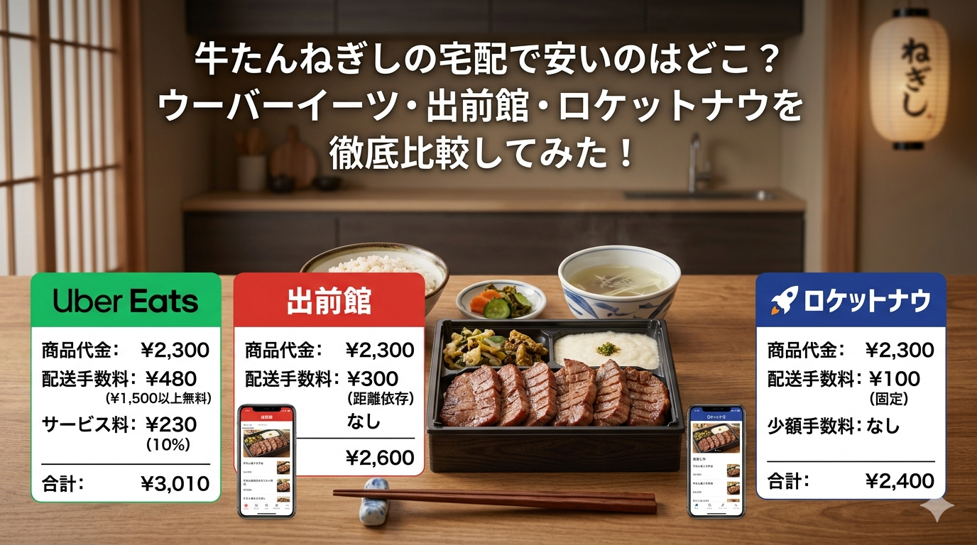 牛たんねぎしの宅配で安いのはどこ？