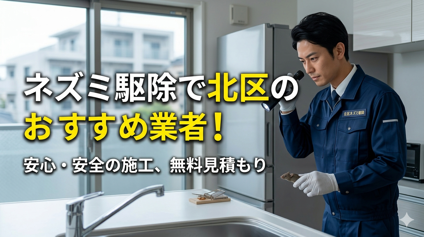 ネズミ駆除,北区,おすすめ,業者